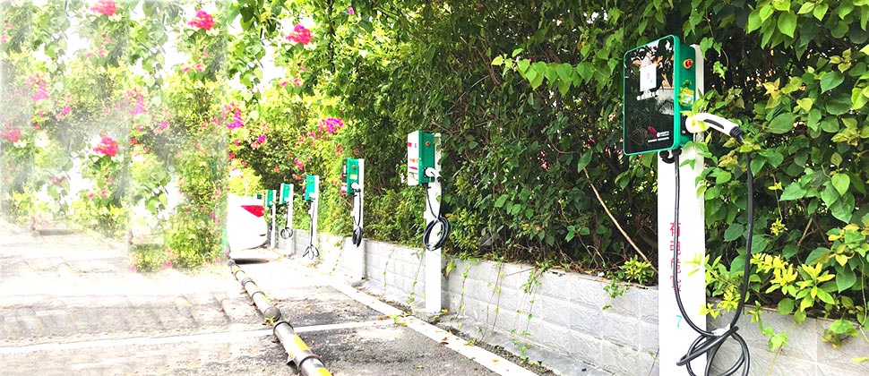 7kW交流充电桩实景